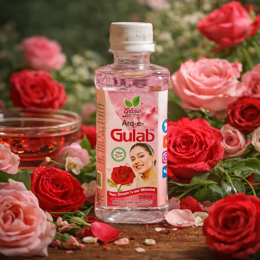 Herbal Glow Combo – Arq-e-Gulab & Multani Mitti Face Mask