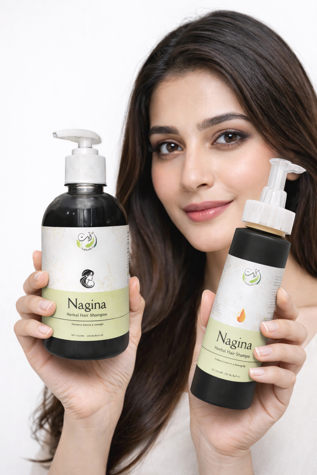 Nagina Herbal Hair Oil + Herbal Hair Shampoo